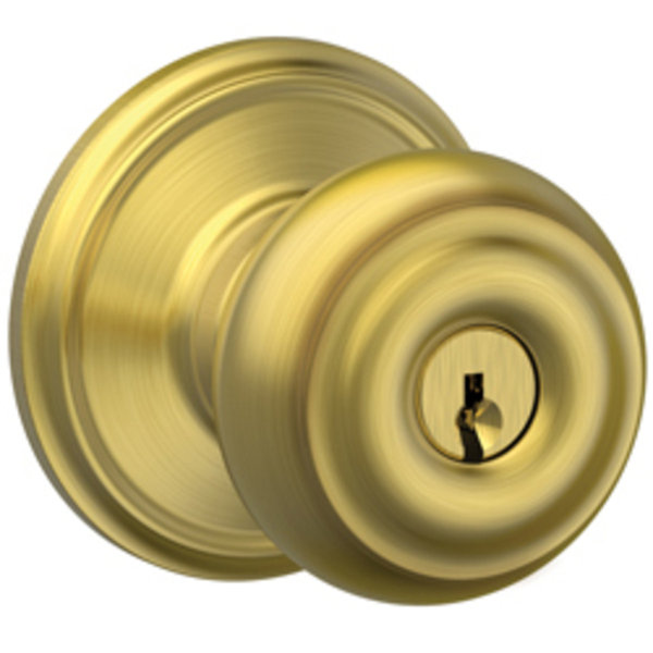 Schlage Keyed Door Knob with Circle Rosette Wayfair